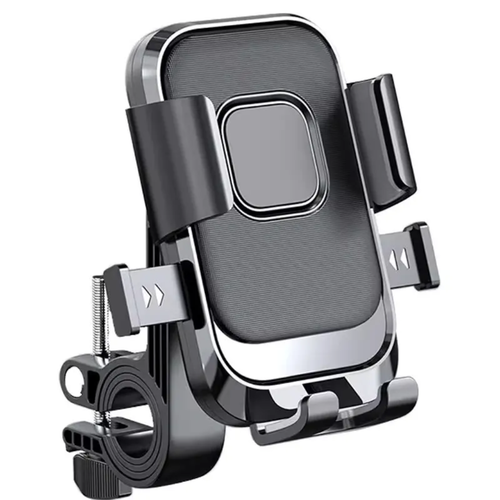 Adjustable Anti-Shake Bike Mobile Holder with 360° Rotation Handlebar Mount for All Smartphones