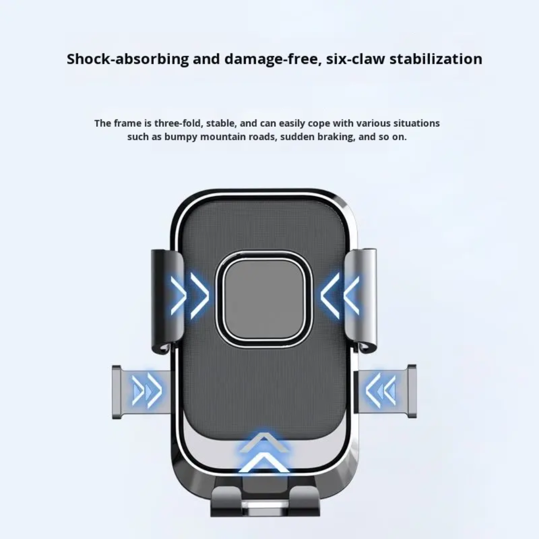 Adjustable Anti-Shake Bike Mobile Holder with 360° Rotation Handlebar Mount for All Smartphones