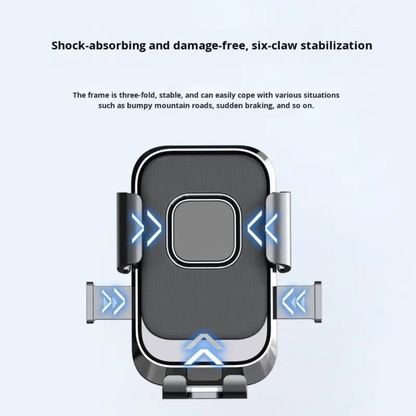 Adjustable Anti-Shake Bike Mobile Holder with 360° Rotation Handlebar Mount for All Smartphones