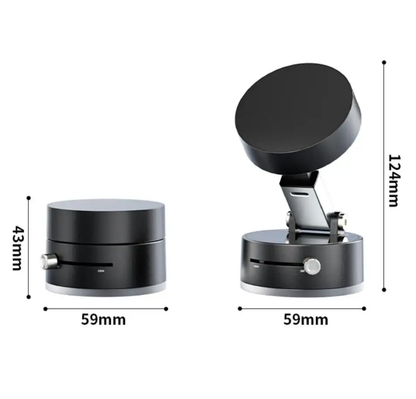 Vacuum Magnetic Mobile Holder – 360° Rotatable Phone Stand